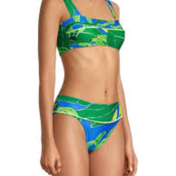 Farm Rio Banana Leaves Bikini Top + Bottom - Picture 1 of 5